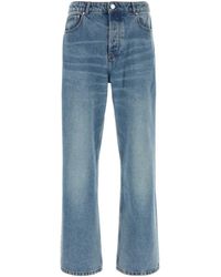 Ami Paris - Denim Large Fit Jeans - Lyst