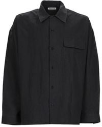 YMC - Button-Up Overshirt With Chest Pocket - Lyst