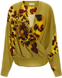 Dries Van Noten - Droogt Van Noten Bedrukte Blouse - Lyst