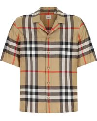 Burberry - Embroidered Silk Shirt - Lyst