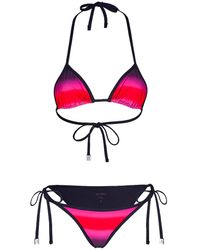 The Attico - Il Set Di Bikini Ad Ombreggiato Attico Ombreggiato - Lyst