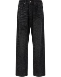 DIESEL - 2001 D-Macro-Fsh Jeans Nero-Uomo - Lyst
