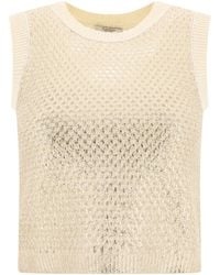 Peserico - Cotton And Linen Cordonet Top - Lyst