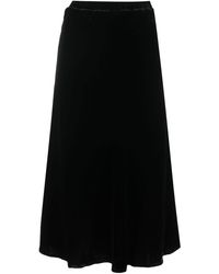 Gold Hawk - Fluwelen Maxi-Rok - Lyst