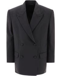 Givenchy - Giacca A Doppio Petto Di Oversize - Lyst