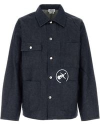 A.P.C. - Denim X Frgmt Jacket - Lyst