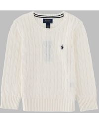 Polo Ralph Lauren - Baby Cable-Knit Long-Sleeve Sweater - Lyst
