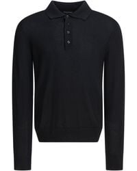 Tom Ford - Poloshirt Met Lange Mouwen - Lyst