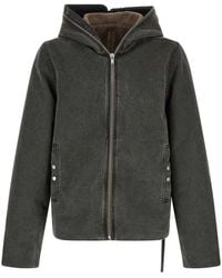 Rick Owens - Drkshdw Hooded Zip-Up Jacket - Lyst