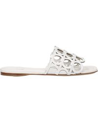 Ferragamo - Erne Leather Flip Flops And Clogs - Lyst