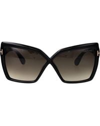 Tom Ford - Cat Eye Sunglasses Ft1195/S 01 B - Lyst