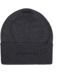 Givenchy - Sombrero de logotipo de lana de - Lyst