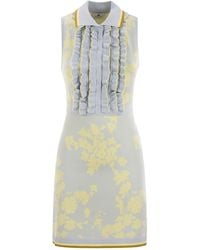 Elisabetta Franchi - Sky blue lemonade polo-stil kleid - Lyst