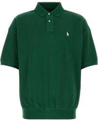 Polo Ralph Lauren - Dark Piquet Oversize Polo Shirt - Lyst