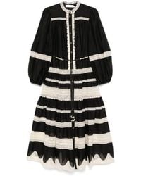 Zimmermann - Jurk Met Pofmouwen - Lyst