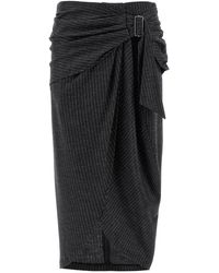 Isabel Marant - 'reilly' Midi-rok - Lyst