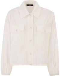 Weekend by Maxmara - Wkiorigano – Cotton Shirt With Patch Pockets - Lyst