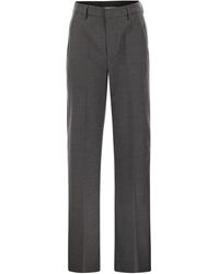 Dondup - Janice breite Wollhose - Lyst