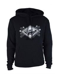 Saint Laurent - Logo Hooded Cotton Sweatshirt - Lyst