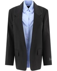 Alexander Wang - Pre-Styled Oversize Blazer With Dickie - Lyst