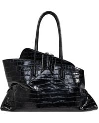 The Attico - ATTico La Passeggiata Medium en cuir Sac en cuir - Lyst
