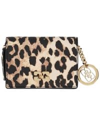 Ganni - Portacarte Con Logo - Lyst