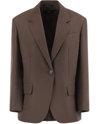 Weekend by Maxmara - Floc Cotton Blend Over Blazer - Lyst