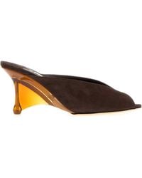 Jimmy Choo - Solid Open Toe Heel - Lyst
