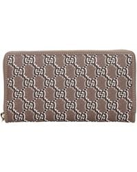 Gucci - Billeteras de tela para mujeres gris/tortora - Lyst