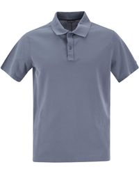 Paul & Shark - Garment-dyed Pique Cotton Polo Shirt - Lyst