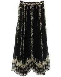 Alice + Olivia - Long Skirt - Lyst