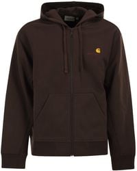 Carhartt - Hooded Sweatshirt With Embroidered Logo - Lyst
