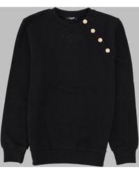 Balmain - Girls Pleated Appliqué Sweatshirt For Fall/Winter - Lyst
