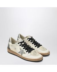 Golden Goose - Ballstar Sneaker With Glitter - Lyst