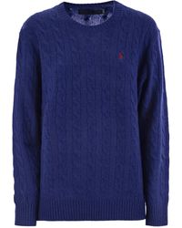 Polo Ralph Lauren - Ploited Wool E Cashmere Crew Neck - Lyst
