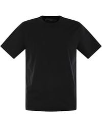 Fedeli - Katoenen T -shirt Met Korte Mouwen - Lyst