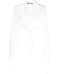 ANDREADAMO - Andreadamo Cardigan With Ribbed - Lyst