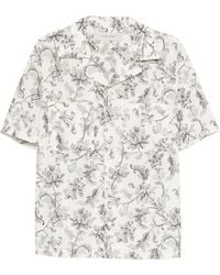 Golden Goose - Journey M's Short Sleeves Boxy Shirt Pasifae Printed Cotton - Lyst