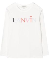 Lanvin - T Shirt Con Logo - Lyst