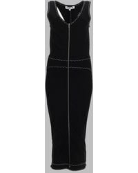 McQ - Viscose Dress With Zip - Lyst