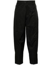 Lanvin - Cotton Blend Biker Trousers - Lyst