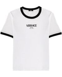 Versace - T-Shirt With Logo - Lyst