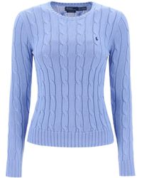 Polo Ralph Lauren - Suéter de algodón de punto de cable de - Lyst