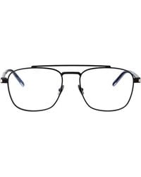 Saint Laurent - Metal Glasses - Lyst