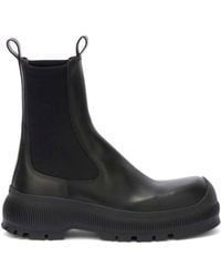 Jil Sander - Premium Leather Chelsea Boot - Lyst