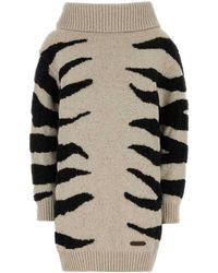 Moschino - Wool-Blend Sweater Dress - Lyst