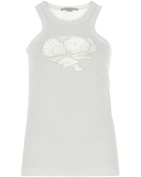 Stella McCartney - Cotton Tank Topa - Lyst