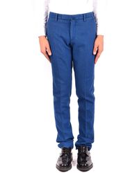 Incotex - Broek Blauw - Lyst