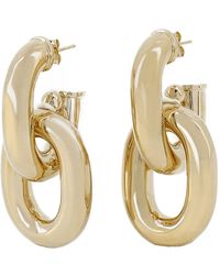 Rabanne - Xl Arendería de aros de enlace Paco Gold Metal - Lyst