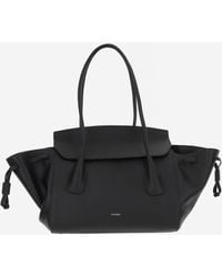 Jil Sander - Voyage Small Leather Bag - Lyst